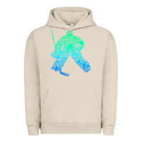 Pigment French Oak Ice Hockey Goalie Hockey Player Youth Men Kids Boys Urban Hoodie - longCreatives