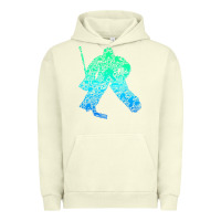 Pigment Pistachio Ice Hockey Goalie Hockey Player Youth Men Kids Boys Urban Hoodie - longCreatives
