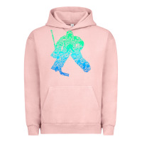 Pigment Salmon Ice Hockey Goalie Hockey Player Youth Men Kids Boys Urban Hoodie - longCreatives