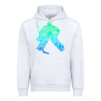 White Ice Hockey Goalie Hockey Player Youth Men Kids Boys Urban Hoodie - longCreatives
