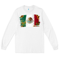 White Mexican Flag Cactus Sunflower Long Sleeve Tee - Jasminsmagicworld