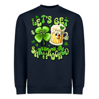 Navy let's get shamrocked Heavyweight Sweatshirt - Artiststas