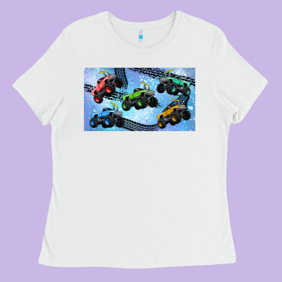 Children Trucks Ladies Tee Designed By Tumblerdesignbyshophia