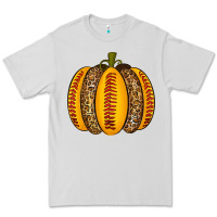 Dove Grey Softball Pumpkin Premium Tee - texasbilliewilder