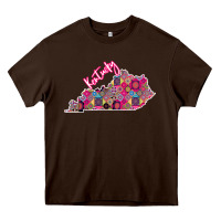 Chocolate Brown Pink Kentucky Heavy Core Tee - Bettercallsaul