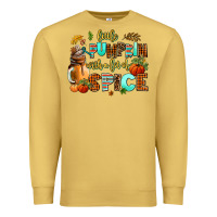 Antique Gold little pumpkin with a lot of spice Premium Sweatshirt - AdoDesignShop