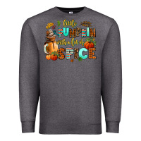 Charcoal Heather little pumpkin with a lot of spice Premium Sweatshirt - AdoDesignShop