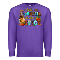 Purple little pumpkin with a lot of spice Premium Sweatshirt - AdoDesignShop