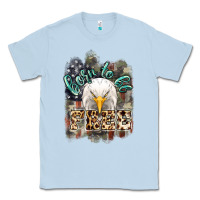 Dusty Blue Born to be free 4th of july Classic Tee - HowdyJamesFarm