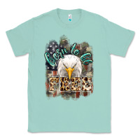 Seafoam Born to be free 4th of july Classic Tee - HowdyJamesFarm