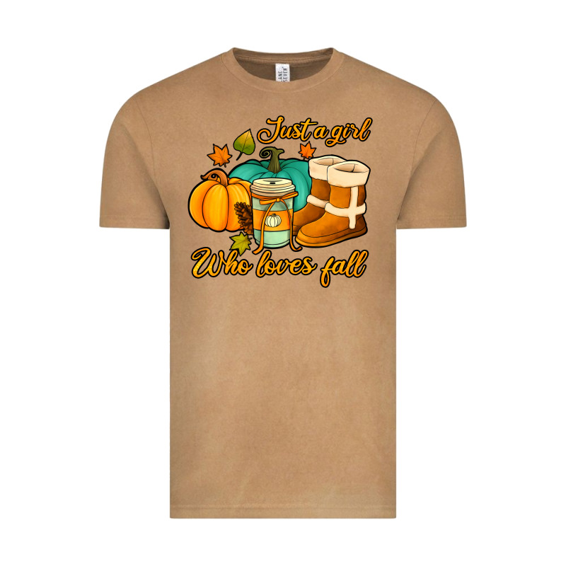 Just A Girl Who Loves Fall Vintage Tee by Jasminsmagicworld | Teevron