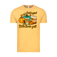 Vintage Mustard just a girl who loves fall Vintage Tee - Jasminsmagicworld