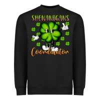 Black shenanigans coordinator st patrick s day artiststas Heavyweight Sweatshirt - Artiststas