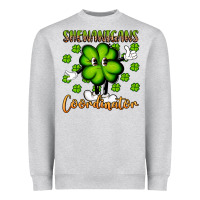 Heather Grey shenanigans coordinator st patrick s day artiststas Heavyweight Sweatshirt - Artiststas