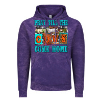 Cloud Purple pray till the cows come home olivia Vintage Hoodie - OliviaCreatesArt