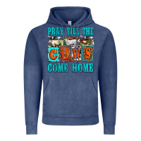 Vintage Denim pray till the cows come home olivia Vintage Hoodie - OliviaCreatesArt
