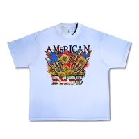 Grape Ice American babe 4th of july Urban Heavy Tee - CowGirlArtShop