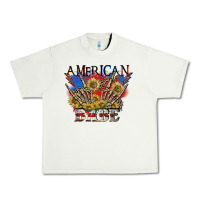 Pistachio American babe 4th of july Urban Heavy Tee - CowGirlArtShop