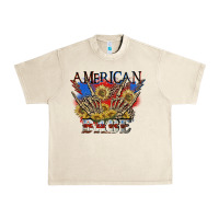 Sandshell American babe 4th of july Urban Heavy Tee - CowGirlArtShop