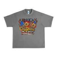 Tornado American babe 4th of july Urban Heavy Tee - CowGirlArtShop