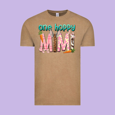 One Hoppy Mimi Easter Day Vintage Tee Designed By Howdyjamesfarm