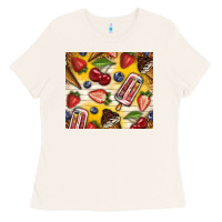 Bone summer ice cream with fruits Ladies Tee - TumblerDesignByShophia