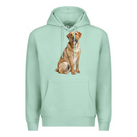 Seafoam Labrador Retriever llustrations Premium Hoodie - LillyAllenDesigns
