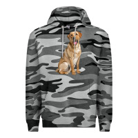Slate Camo Labrador Retriever llustrations Premium Hoodie - LillyAllenDesigns