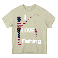 Mossy I love fishing Heavy Core Tee - Bettercallsaul