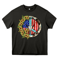 Asphalt Peace sign Heavy Core Tee - JahusDesignShop