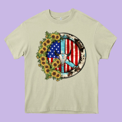 Peace Sign Heavy Core Tee Designed By Jahusdesignshop