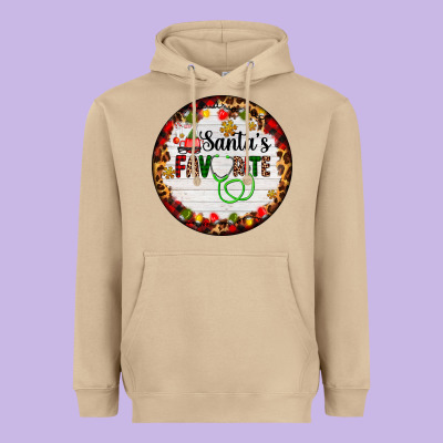 Santa's Favorite Custom Medical Occupation Heavyweight Hoodie Designed By Adodesignshop
