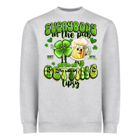 Heather Grey everybody in the pub getting tipsy artiststas Heavyweight Sweatshirt - Artiststas