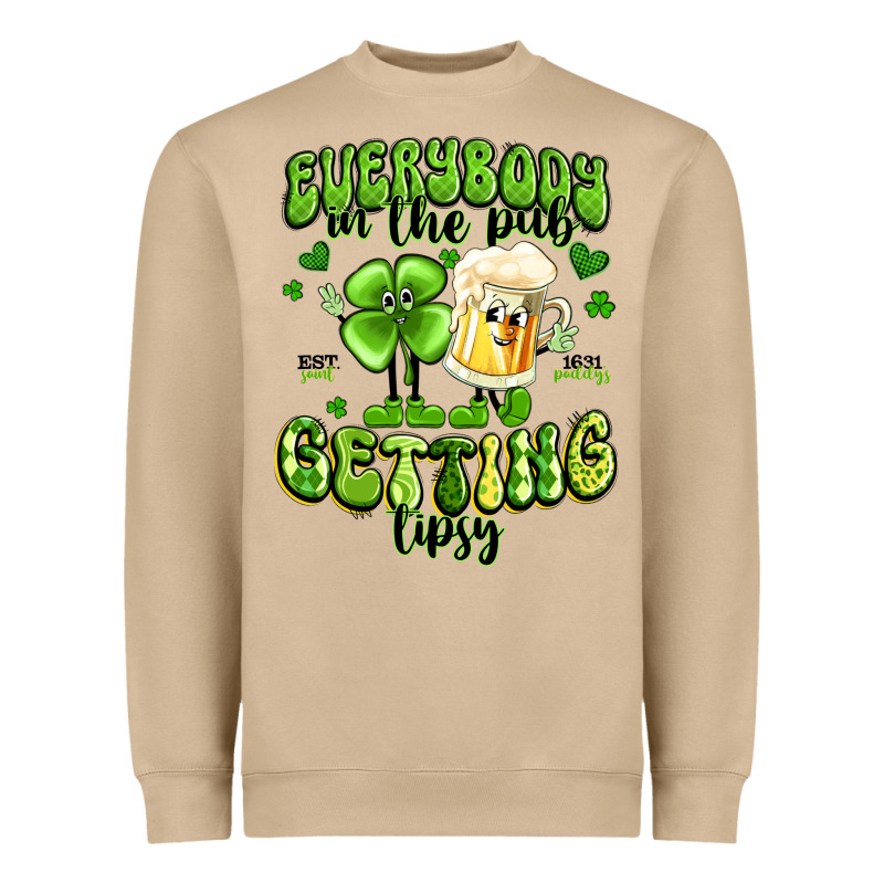 Everybody In The Pub Getting Tipsy Artiststas Heavyweight Sweatshirt by Artiststas | Teevron