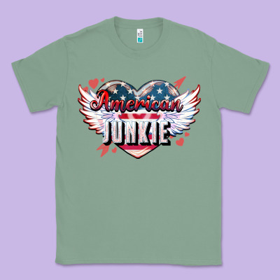American Junkie 4th Of July Classic Tee Designed By Howdyjamesfarm