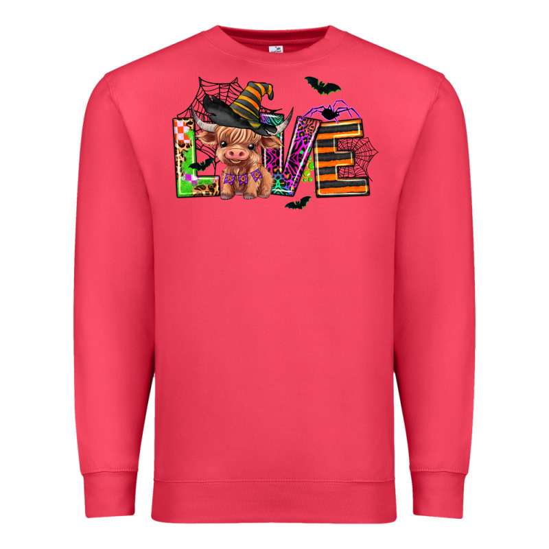 Love Halloween Heifer Premium Sweatshirt by AdoDesignShop | Teevron