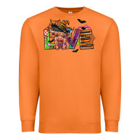 Carrot love halloween heifer Premium Sweatshirt - AdoDesignShop