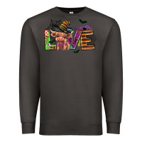 Smoke love halloween heifer Premium Sweatshirt - AdoDesignShop