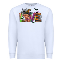 White love halloween heifer Premium Sweatshirt - AdoDesignShop