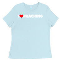Baby Blue I Love Fracking Ladies Tee - longCreatives