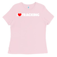 Bubblegum Pink I Love Fracking Ladies Tee - longCreatives