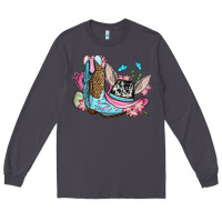 Smoke Easter cowboy boots hat Long Sleeve Tee - OliviaCreatesArt