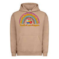Pigment Burro back to school rainbow teach love inspire Urban Hoodie - AdoDesignShop