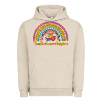 Pigment French Oak back to school rainbow teach love inspire Urban Hoodie - AdoDesignShop
