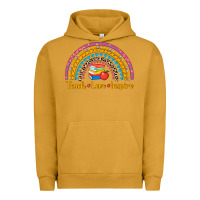 Pigment Peanut Butter back to school rainbow teach love inspire Urban Hoodie - AdoDesignShop