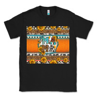 Black sunflowers hexagon frame mama Classic Tee - Jasminsmagicworld