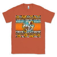 Copper sunflowers hexagon frame mama Classic Tee - Jasminsmagicworld