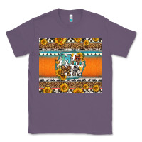 Lavender sunflowers hexagon frame mama Classic Tee - Jasminsmagicworld