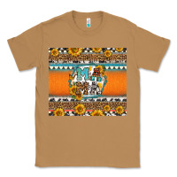 Toasted Coconut sunflowers hexagon frame mama Classic Tee - Jasminsmagicworld