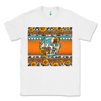 White sunflowers hexagon frame mama Classic Tee - Jasminsmagicworld